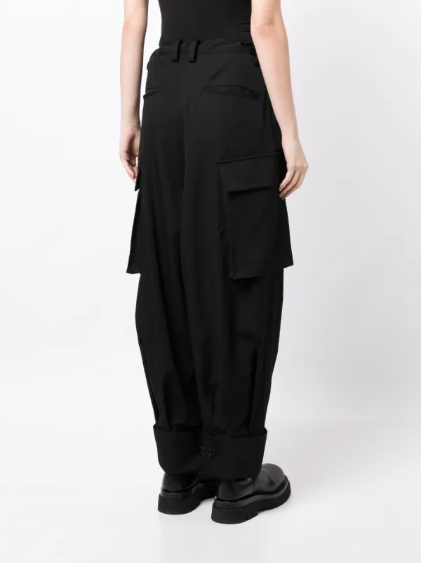 パンツ Yohji Yamamoto 23aw DROP CROTCH PANTS Yohji Yamamoto collections Printed Silk Dropped Crotch Pants