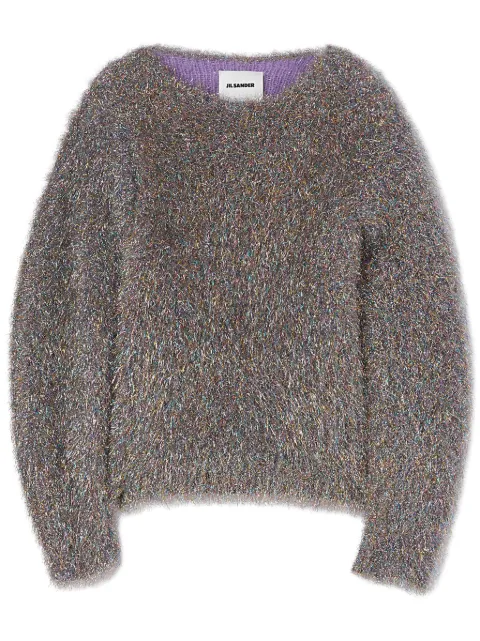 Jil Sander Pullover im Metallic-Look