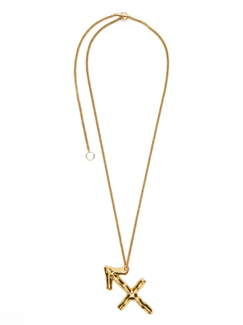 Jil Sander  zodiac-sign pendant necklace