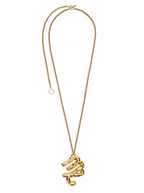 Jil Sander zodiac-sign pendant necklace