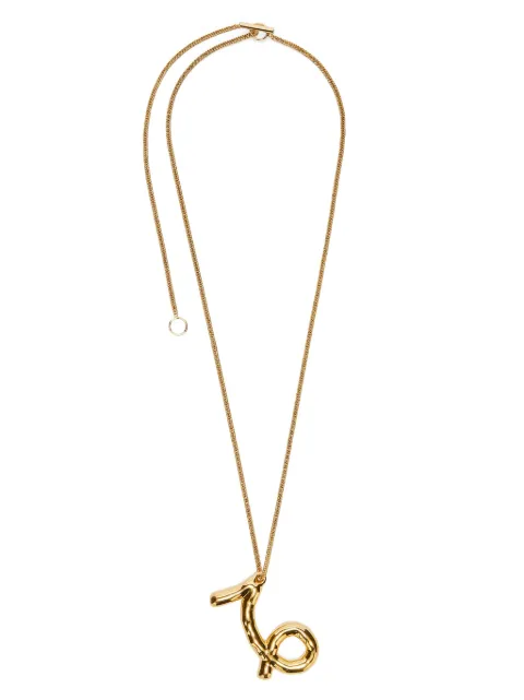 Jil Sander zodiac-sign pendant necklace