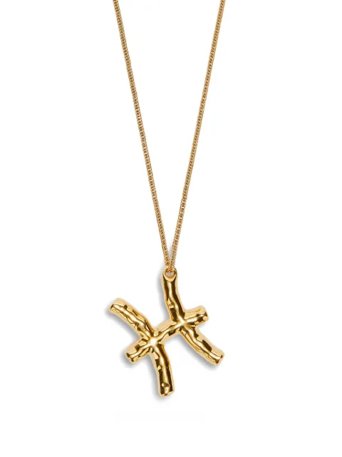 Jil Sander collar con dije de signo del zodiaco