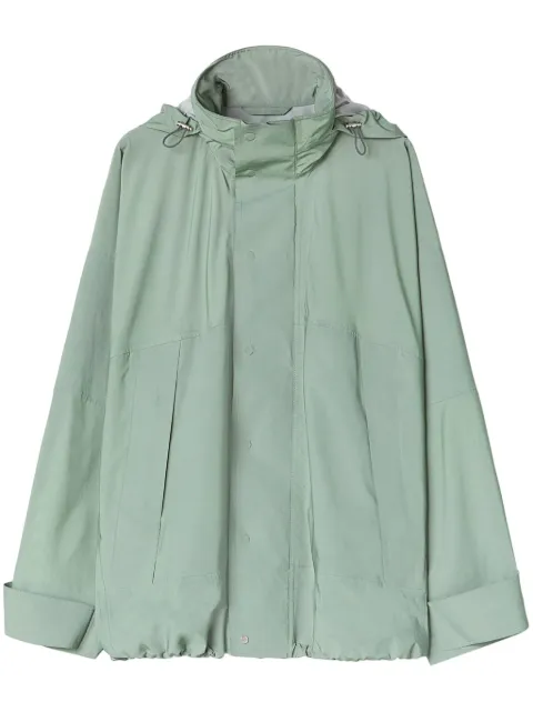 Jil Sander wide-sleeves hooded lightweight jacket