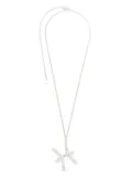 Jil Sander zodiac-pendant silver necklace