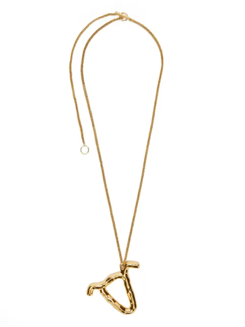 Jil Sander zodiac-sign pendant necklace