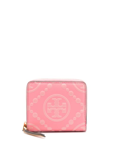 Tory Burch T Monogram Contrast leather wallet Women