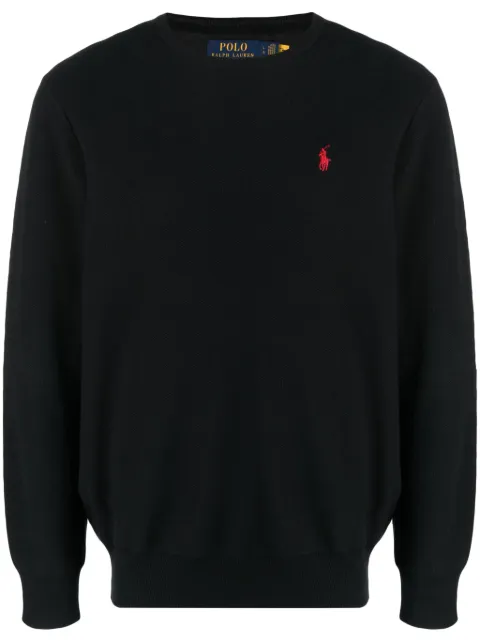 Polo Ralph Lauren suéter con logo bordado