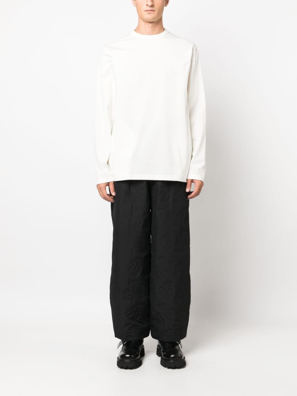 Y-3 T-shirt met lange mouwen - Wit