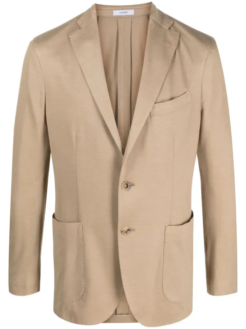 Boglioli notched-lapel single-breasted blazer