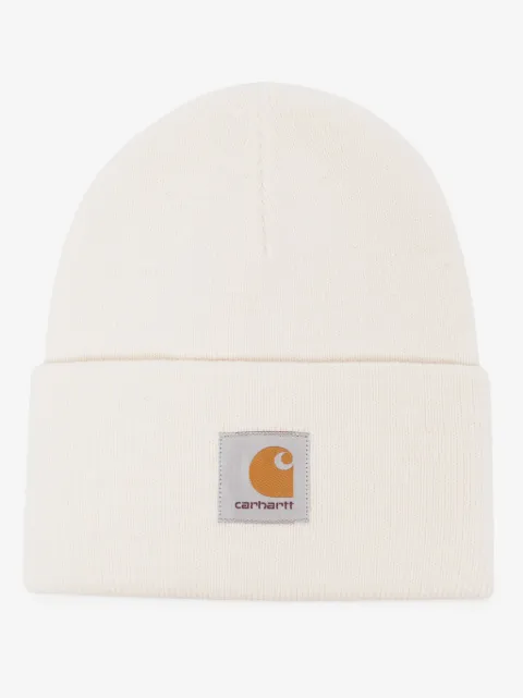 Carhartt WIP logo-patch knit beanie