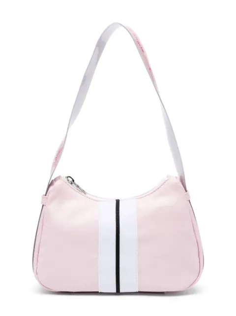Palm Angels Kids logo-jacquard strap shoulder bag 