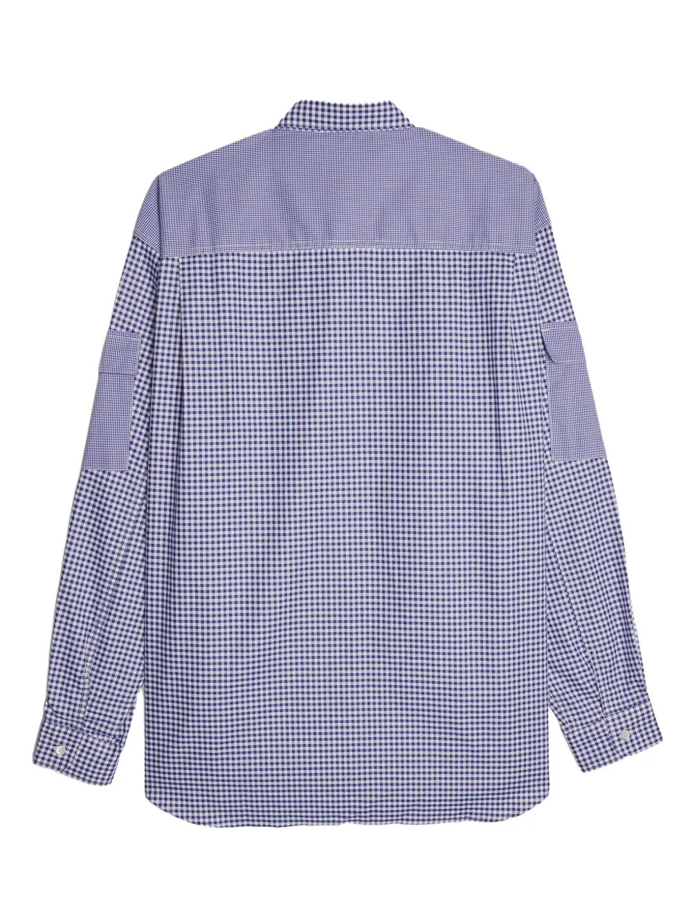 Comme Des Garçons Homme Plus gingham checked cotton shirt - Blauw