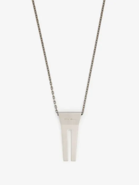 Rick Owens open-trunk pendant necklace