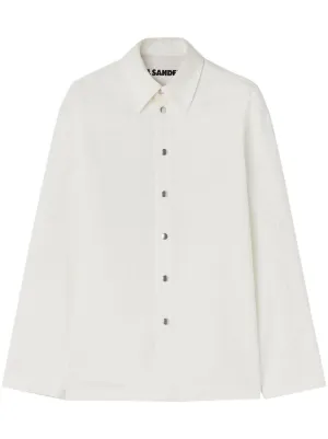 Jil Sander ジップアップ シャツ | ホワイト | FARFETCH JP
