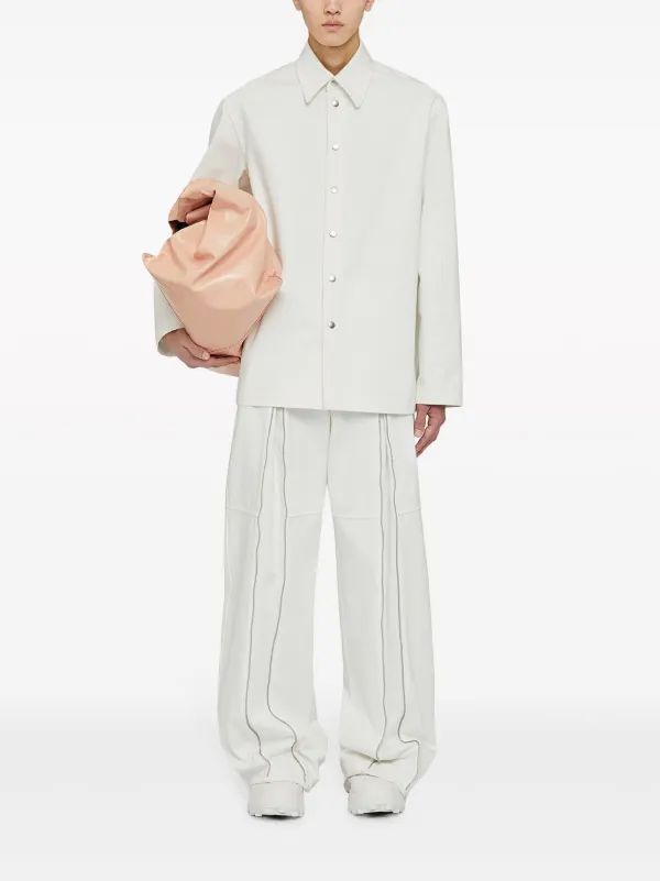 Jil Sander ロゴ シャツ | ホワイト | FARFETCH JP