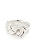 Jil Sander braided-detail ring - Silver