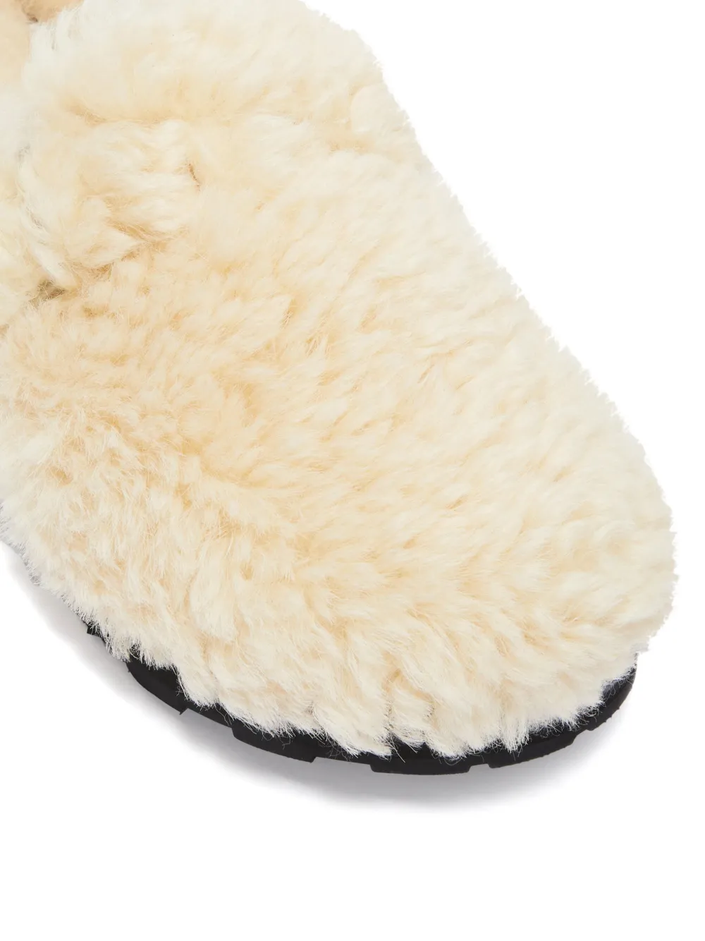 Jil Sander Slippers met ronde neus Beige