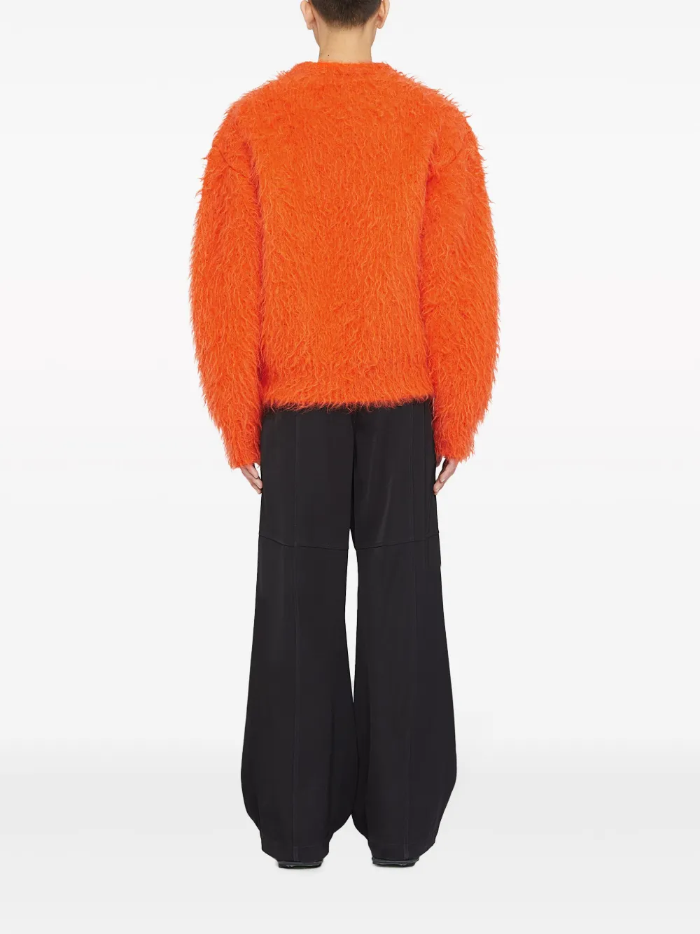 Jil Sander Sweater van mohairmix Oranje