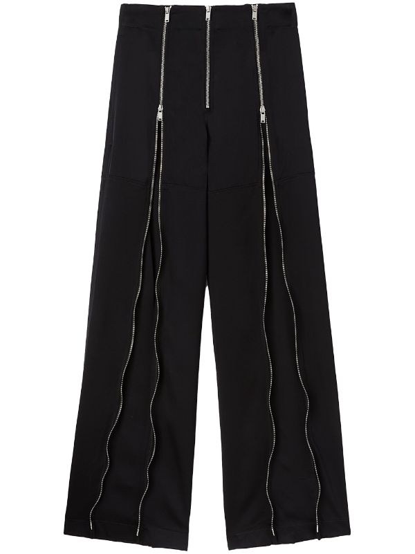 Jil Sander zip-detail wide-leg Trousers - Farfetch