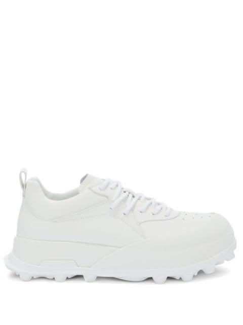 Jil Sander chunky panelled leather sneakers