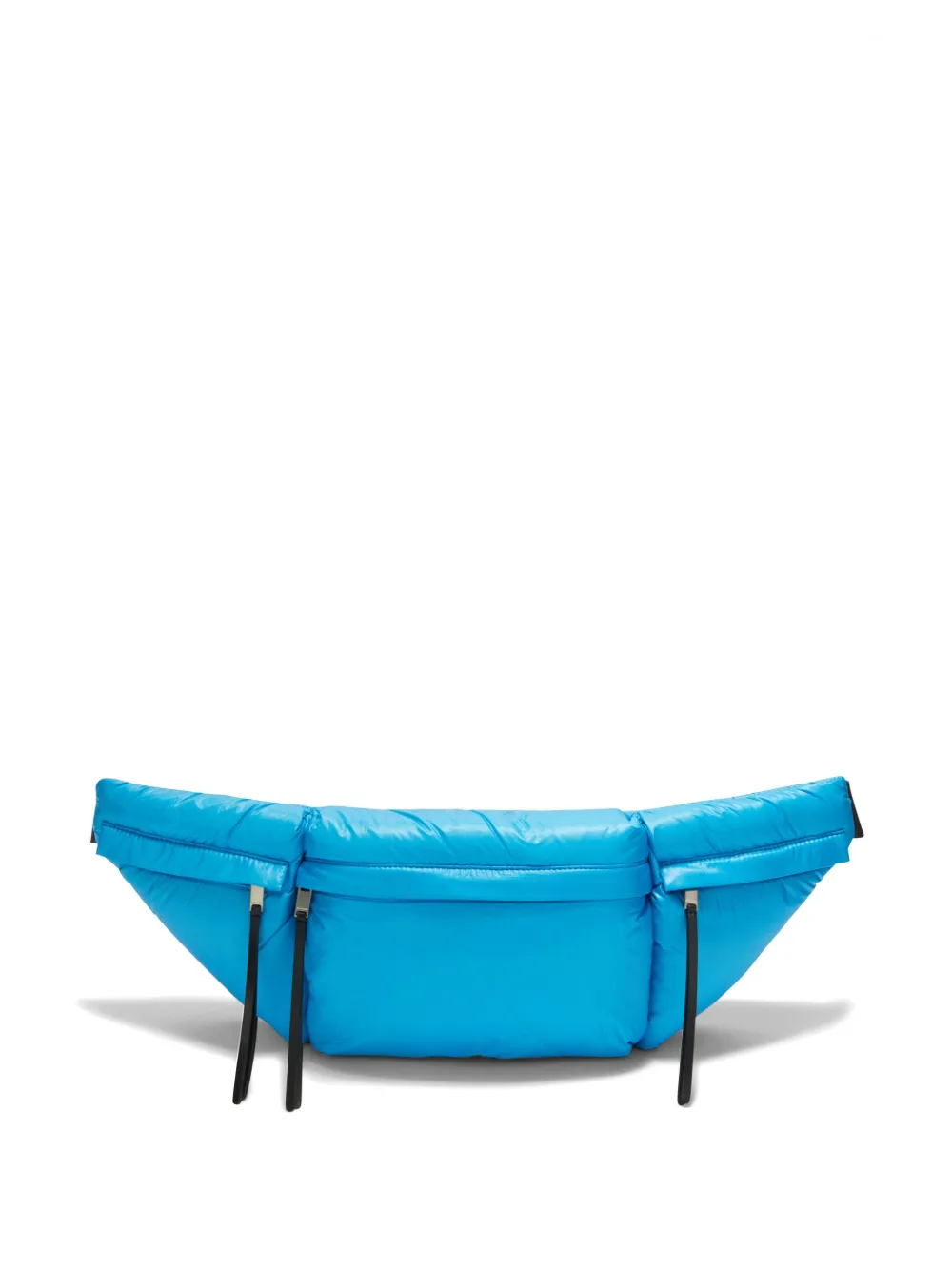 Jil Sander Logo-print Leather Belt Bag In Blue