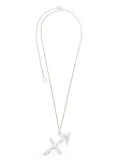 Jil Sander zodiac-pendant silver necklace