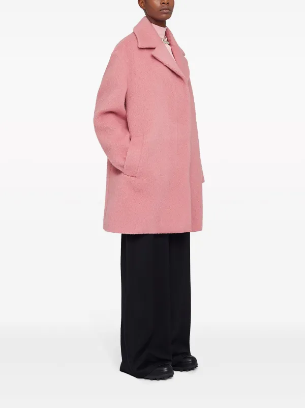 Pink knee length store coat