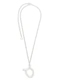 Jil Sander zodiac-pendant silver necklace