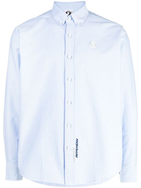 AAPE BY *A BATHING APE long-sleeve button-fastening shirt Men