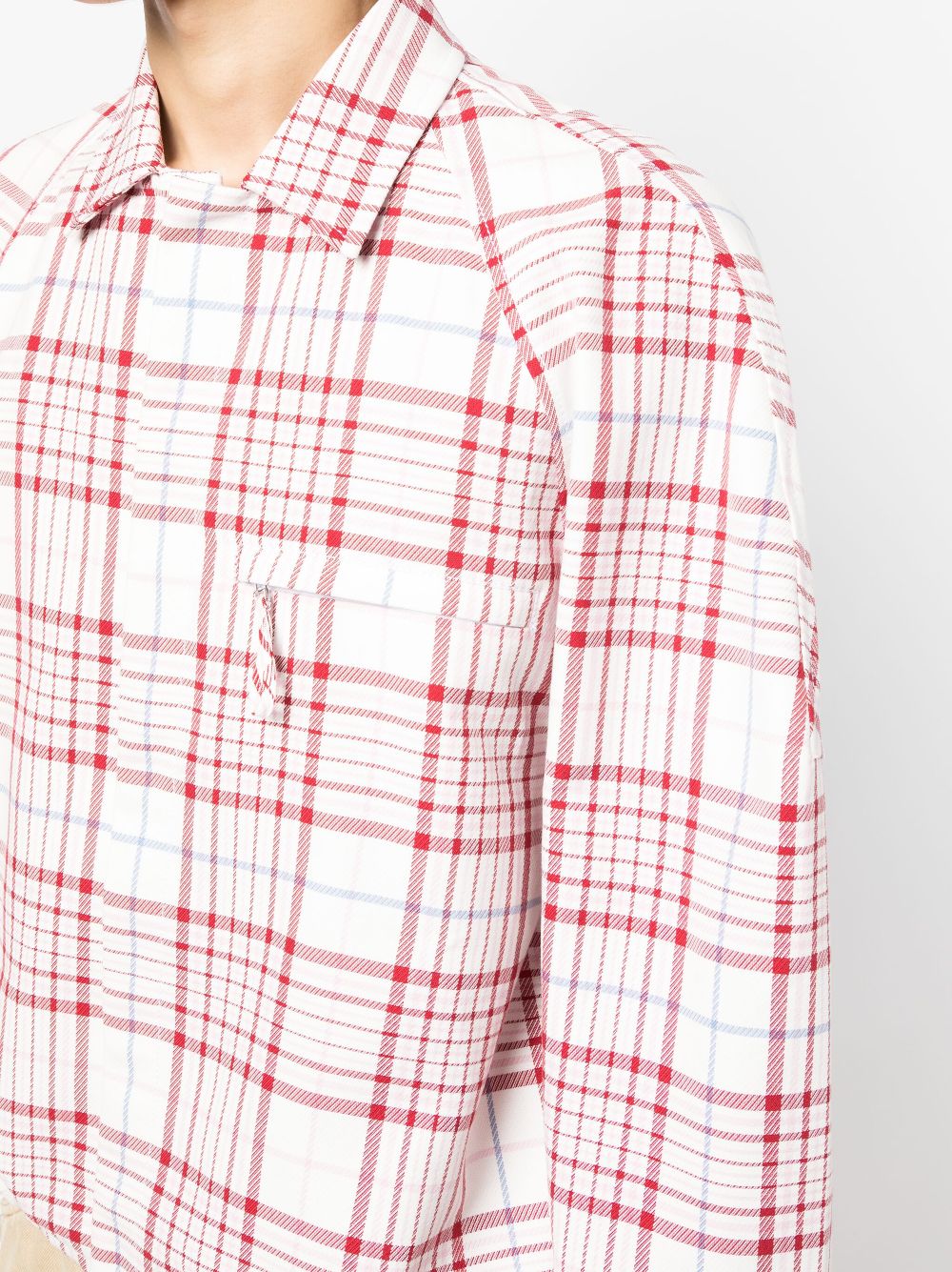 Jacquemus checked cotton jacket Men