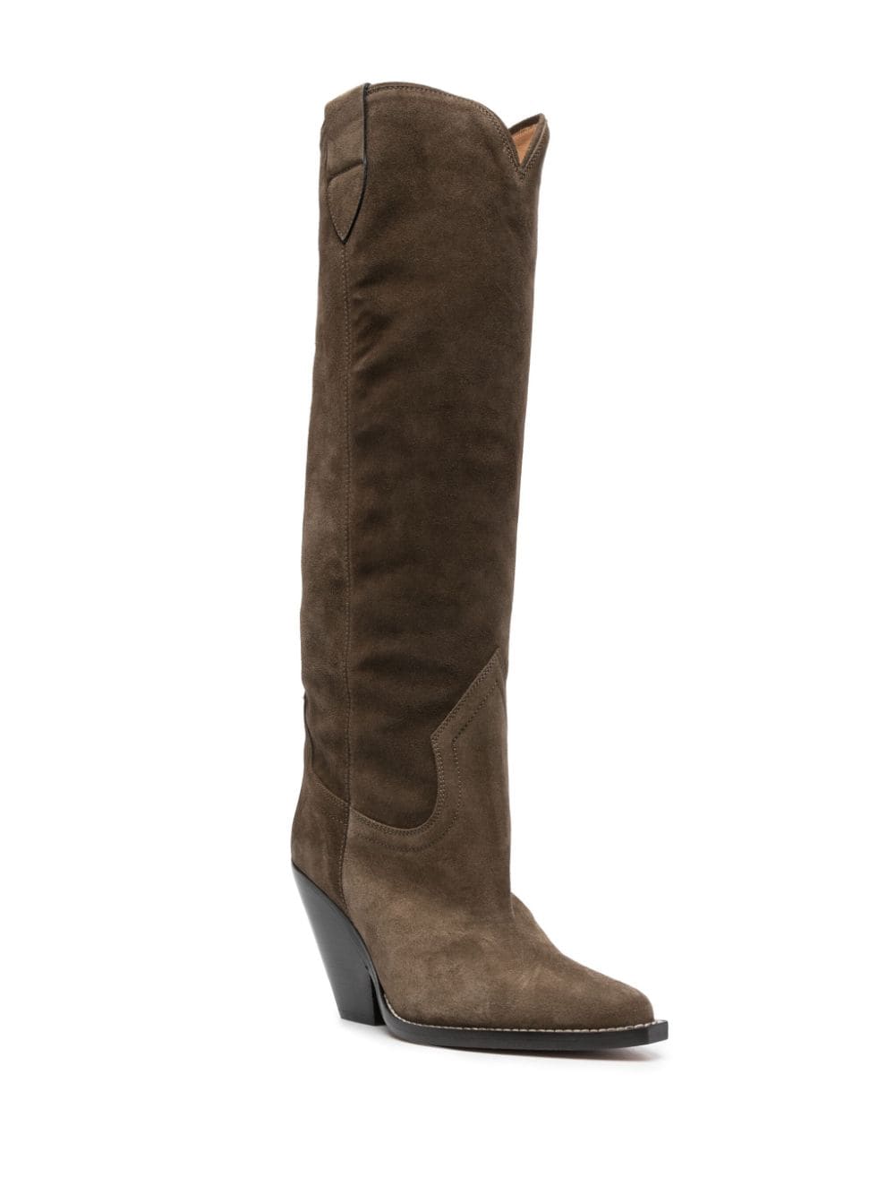 ISABEL MARANT Lomero 100mm suede boots - Bruin