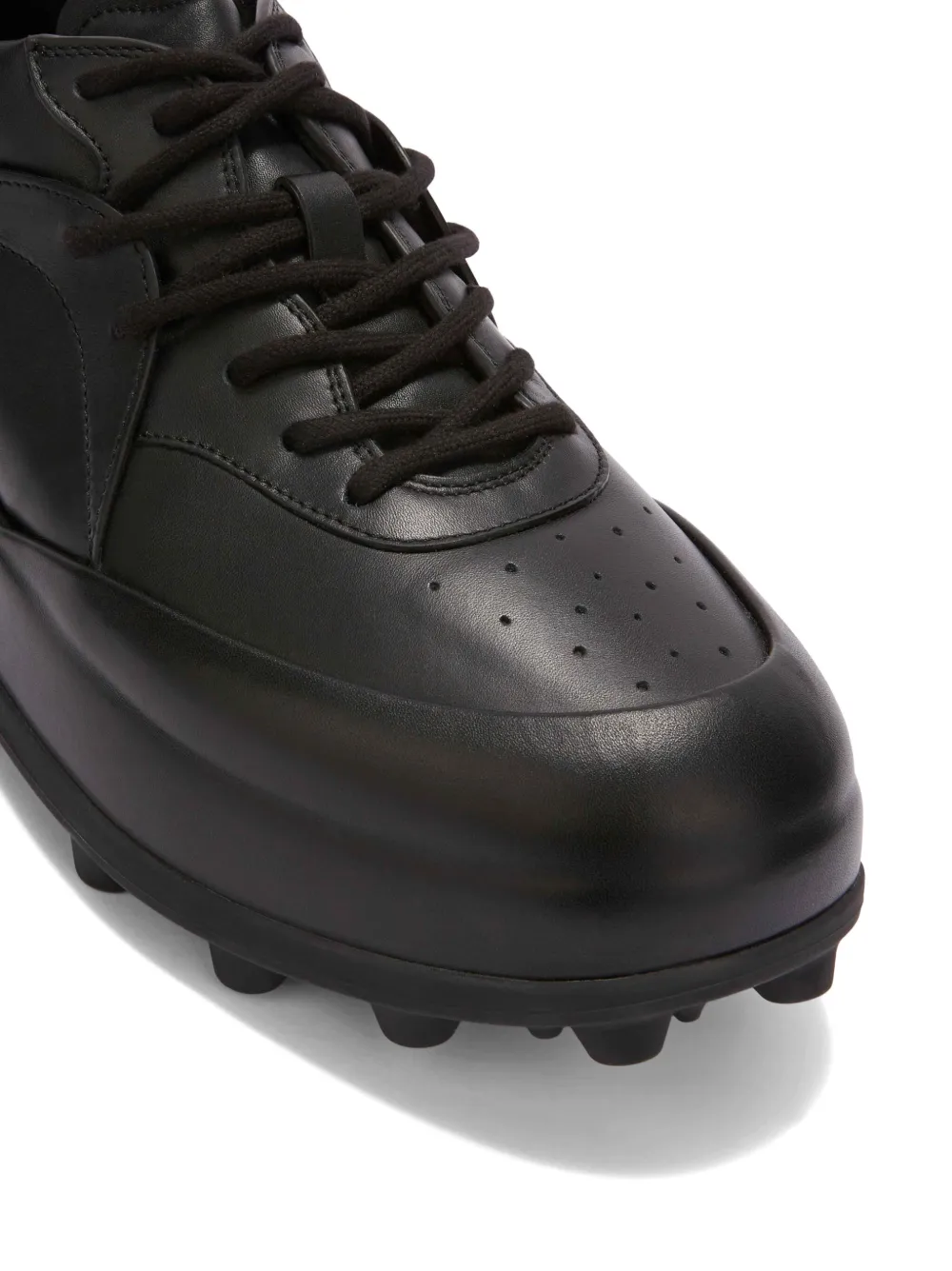 Jil Sander チャンキー トゥキャップ スニーカー | ブラック Jil Sander チャンキー トゥキャップ スニーカー | ブラック