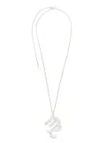 Jil Sander zodiac-pendant silver necklace