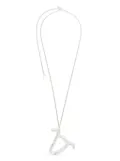 Jil Sander zodiac-pendant silver necklace