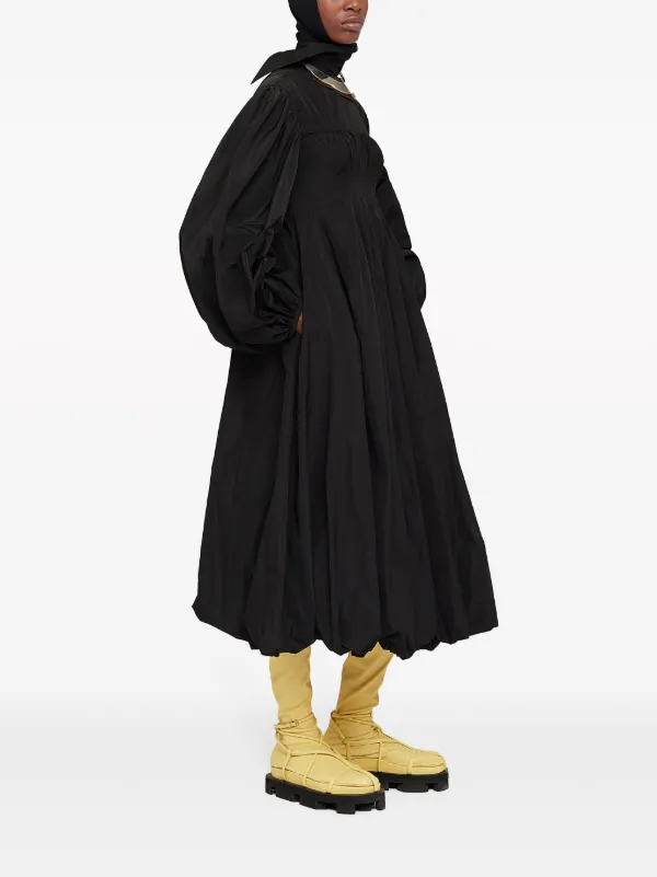 Jil Sander ロングスリーブ ドレス | ホワイト | FARFETCH JP