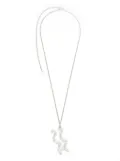 Jil Sander zodiac-pendant silver necklace