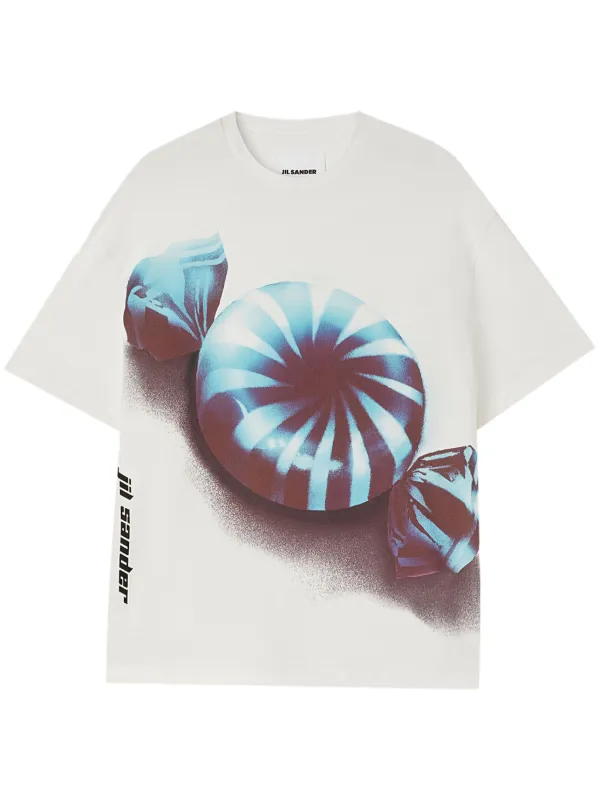 Jil Sander グラフィック Tシャツ | ホワイト | FARFETCH JP