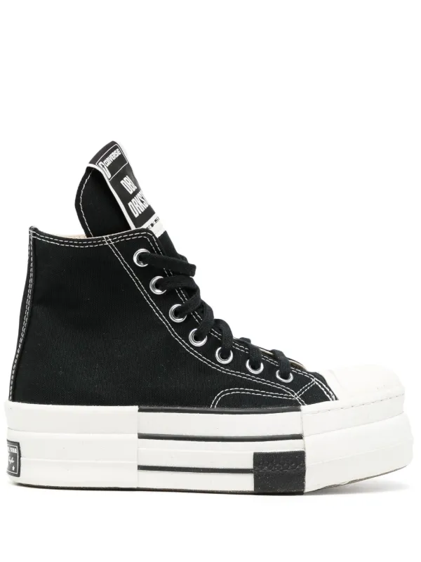 Rick Owens DRKSHDW x Converse Dbl Drkstar ハイカット スニーカー ...