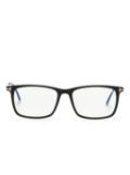 TOM FORD Eyewear rectangle-frame glasses - Brown