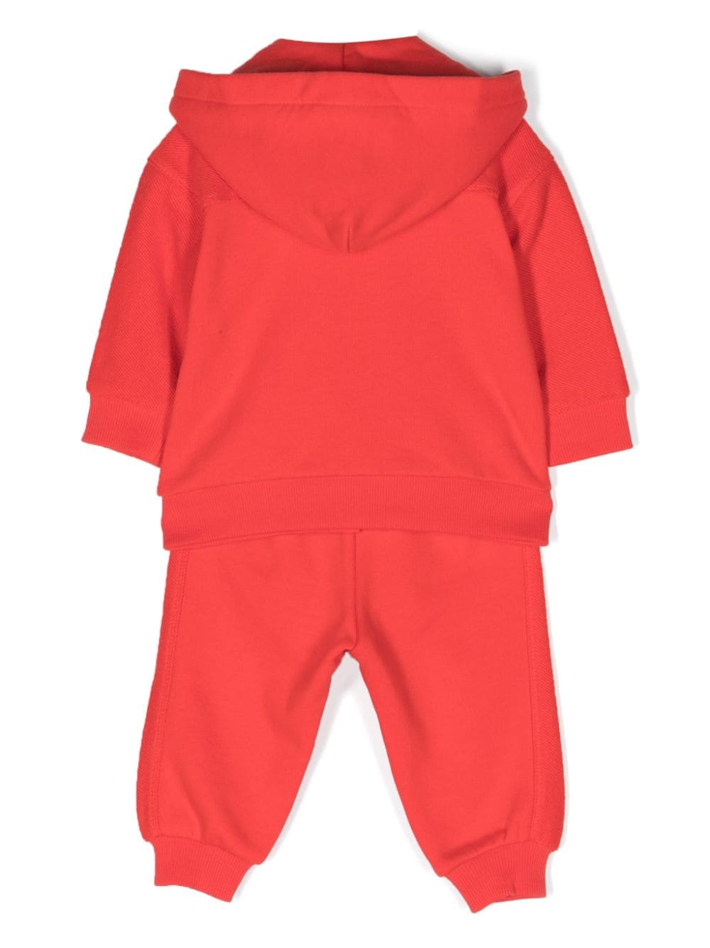 Shop Moschino Teddy Bear Cotton Tracksuit Set In Red