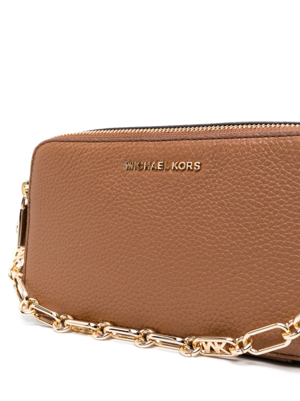 Michael Michael Kors Small logo-lettering Camera Bag | Brown | FARFETCH UK