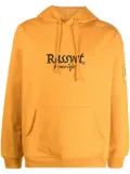 RASSVET logo-print drawstring hoodie - Yellow