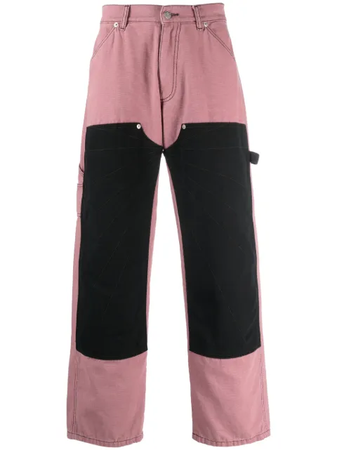  RASSVET tonal-stitched knee-panel jeans