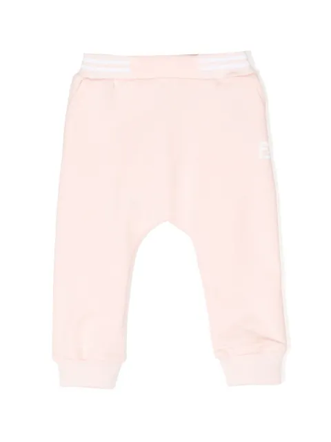 Fendi Kids pants con logo estampado
