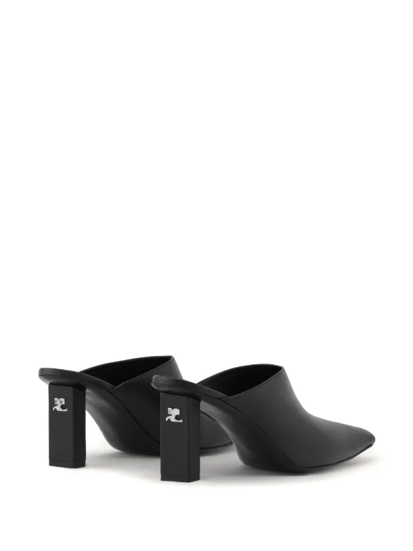 サンダル・ミュール Courreges Pointed Toe Mules In Smooth Leather Courrèges Pointed Toe Mules In Smooth Leather | THE LIST