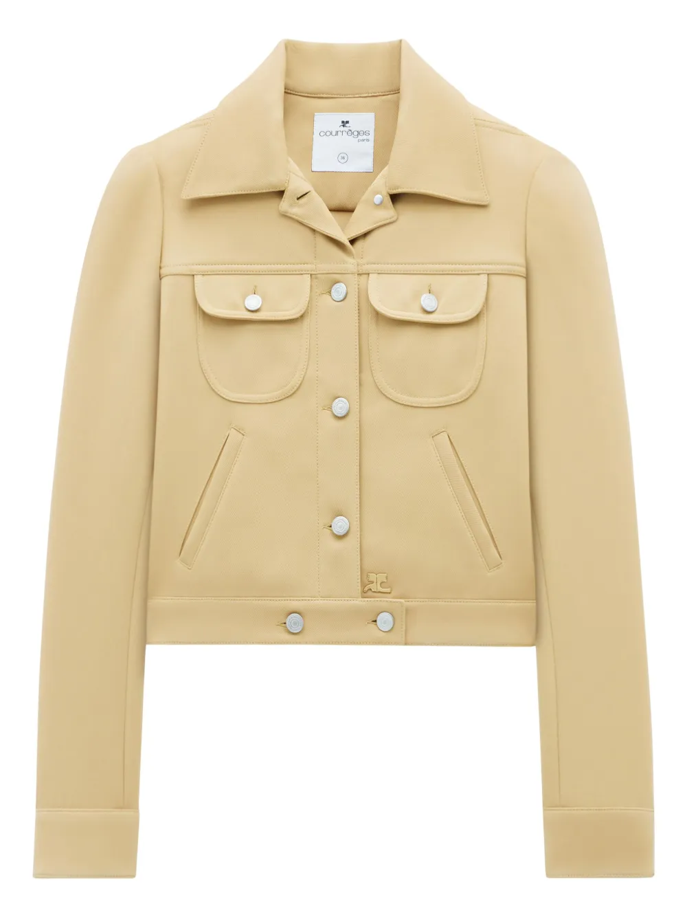 COURRÈGES TWILL TRUCKER JACKET 