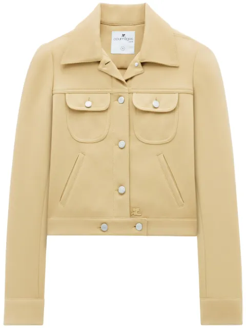 Courrèges twill trucker jacket