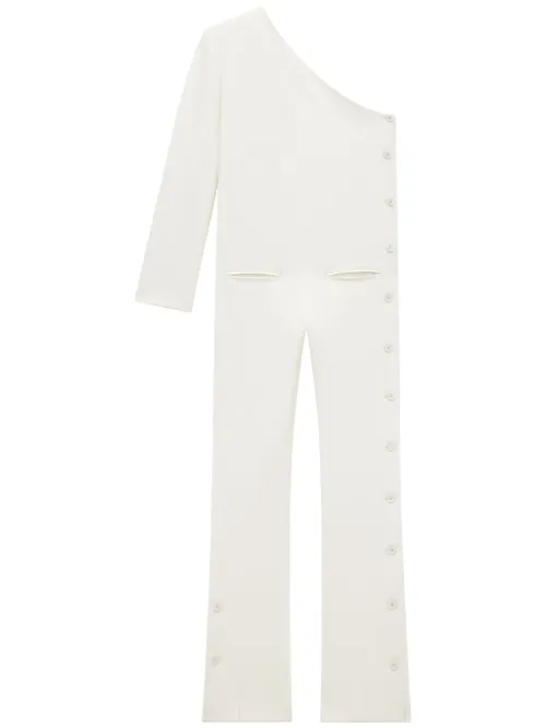 Combinaison en crêpe à design asymétrique - Courrèges - Modalova