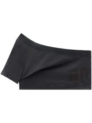 Courrèges ワンショルダー トップ | ブラック | FARFETCH JP