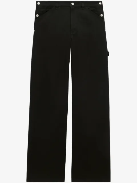 Courrèges Sailor wide-leg cotton trousers